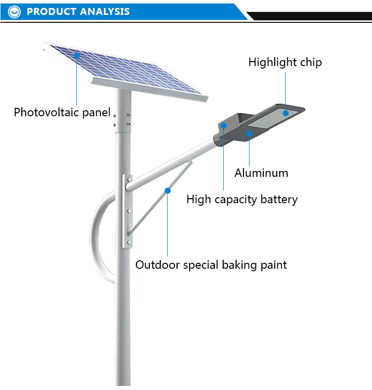 JY-B001 Split Type Solar Street Light