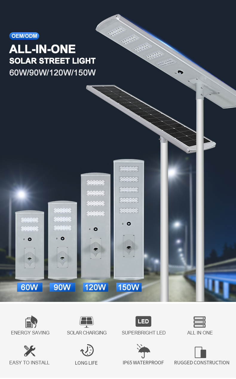 ALL IN ONE SOLAR STREET LIGHT JY-C003