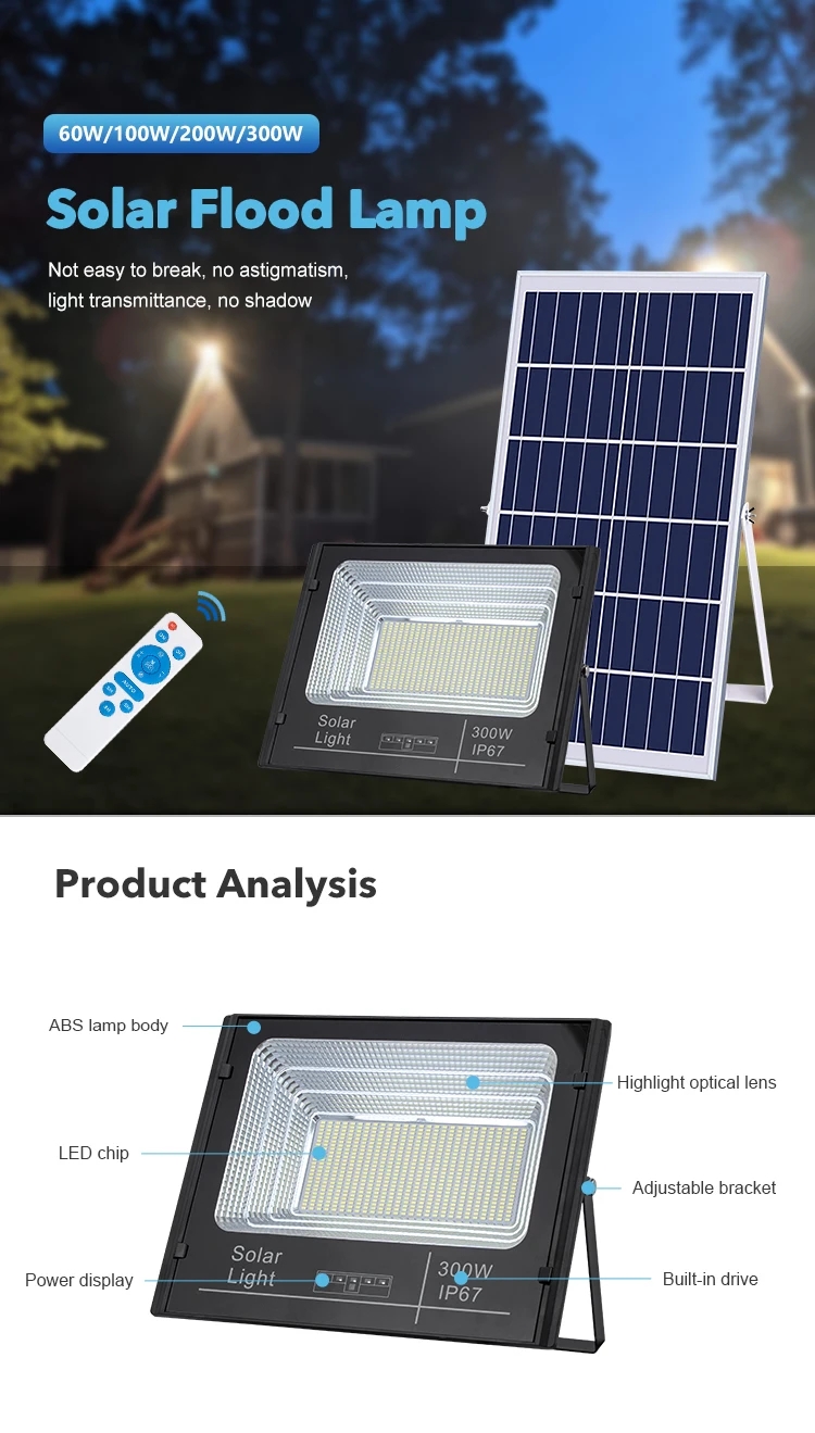 JY-A012 SOLAR FLOOD LIGHTS